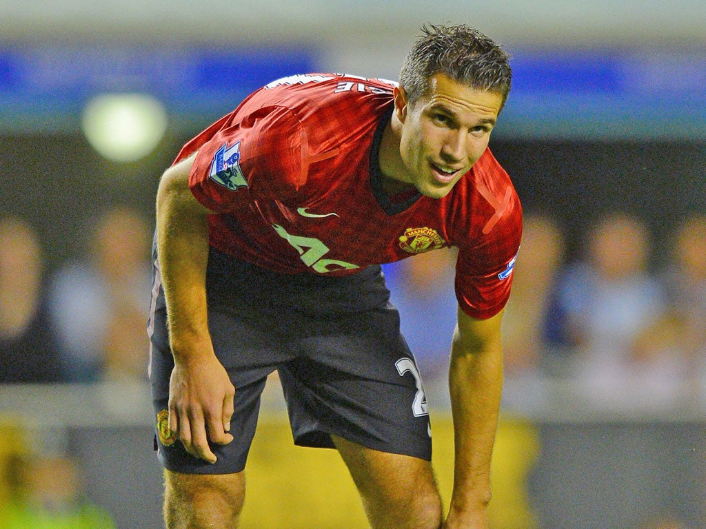 Robin van Persie: The Dutch forward is in line for a first United start this afternoon
