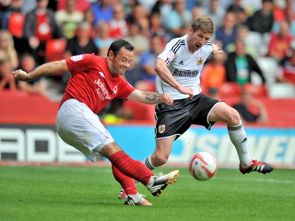 Andy Reid: Midfielder finished off a beautiful move to level for Forest