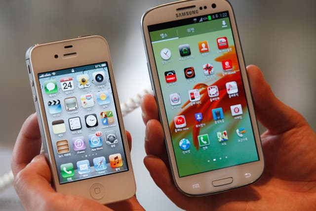 Apple's iPhone 4s and Samsung's Galaxy S III