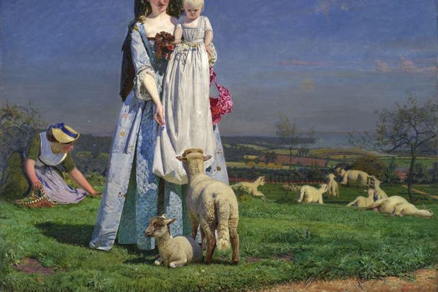 <p>'The Pretty Baa-Lambs' (1851) by Ford Madox Brown</p> 
<p>Courtesy Birmingham Museums</p>