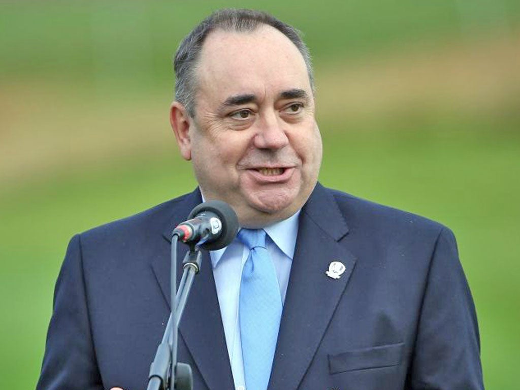 Alex Salmond, pictured, is not being honest with the Scottish people about the consequences of independence, Labour's leader north of the border said today