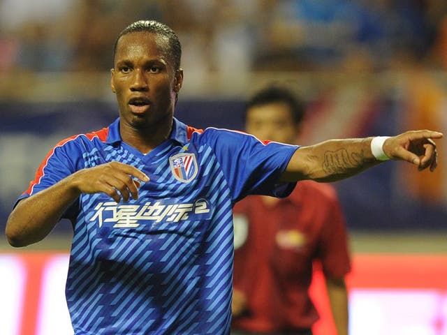 Drogba's season with Chinese Super League club Shanghai Shenhua finished this month