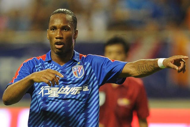 <b>Long, long shot </b><br/>
There have been Chinese whispers of a return to the Premier League for <b>Didier Drogba</b>, and despite the unpredictability of the Ivorian power-house, we give it a 0.01% chance of happening. The rumours surfaced as Shanghai