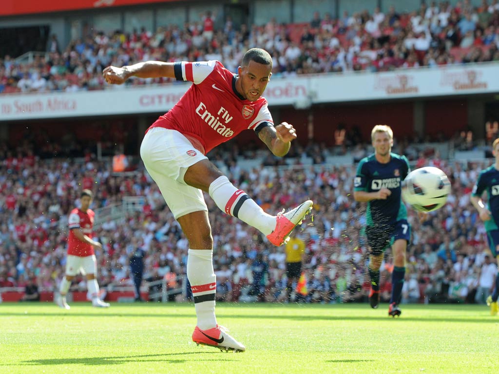 Long, long shot Theo Walcott has been linked with a move to Liverpool, and Arsene Wenger has been weighing up whether or not to let him go. The 23-year old winger has only one-year left on his contract, and has been unable to agree a