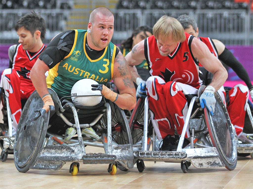 'Murderball' adequately sums up the excitement of wheelchair rugby