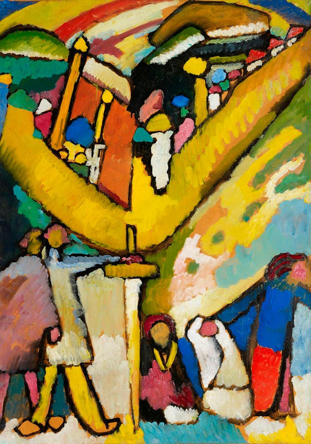 "Study For Improvisation 8," by Kandinsky