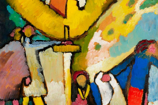 "Study For Improvisation 8," by Kandinsky