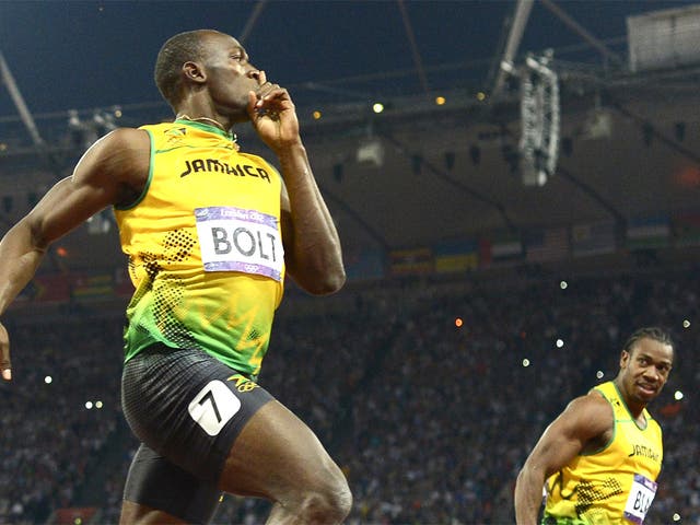 Usain Bolt got the better of Yohan Blake over both 100 and 200 metres in London