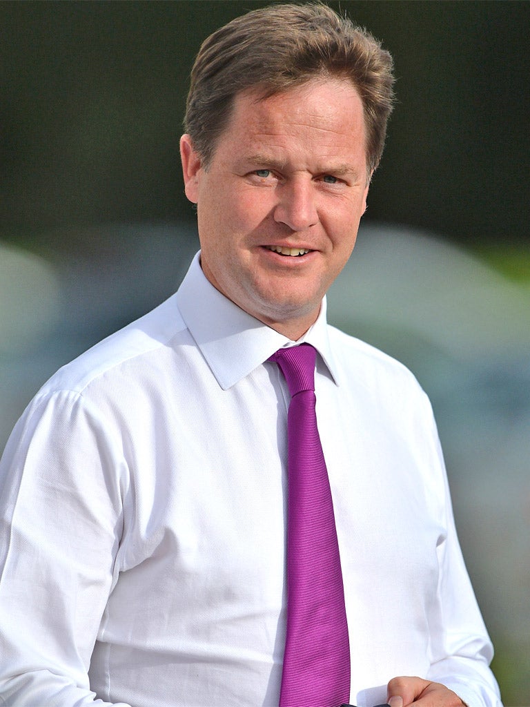 Labour have accused Nick Clegg of posturing ahead of next month's Liberal Democrat conference