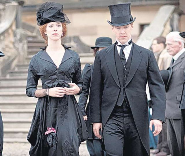 Class act: Rebecca Hall and Benedict Cumberbatch in
BBC2’s adaptation of Ford Madox Ford’s ‘Parade’s End’