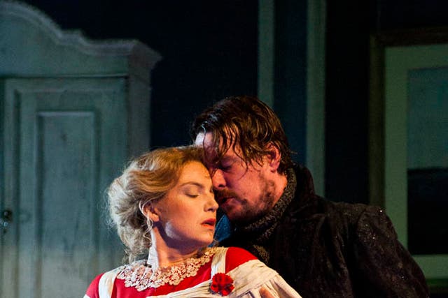 Claire Booth as Ellida and Benedict Nelson in The Stranger in Craig Armstrong's The Lady from the Sea