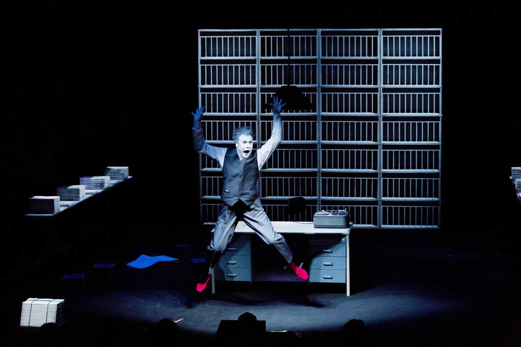 Switched on: Robert Wilson in 'Krapp's Last Tape'