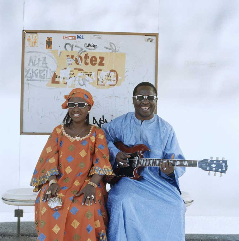 The roll-call includes blind musicians Amadou and Mariam