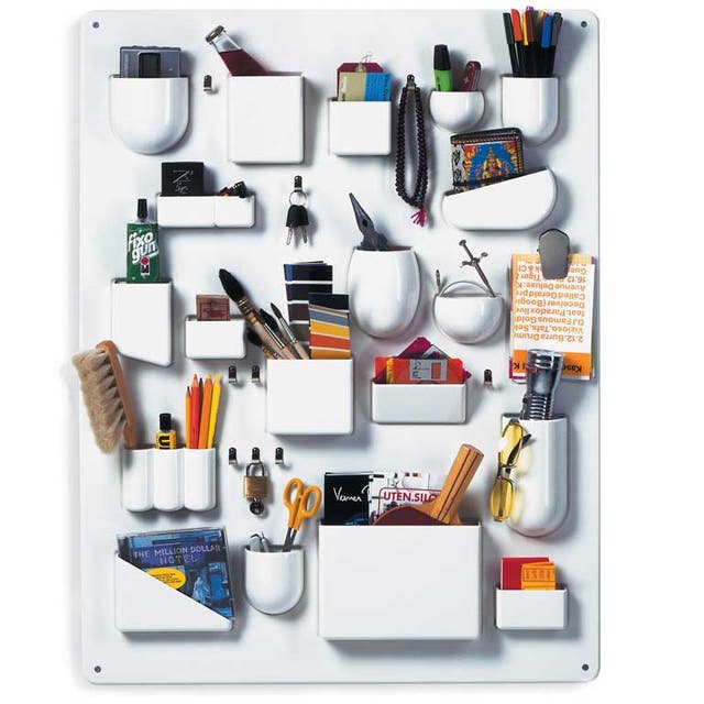 Dorothee Becker's 1960s-designed Uten.silo - a multi-compartment wall-hung storage object - is a classic, and costs ?200