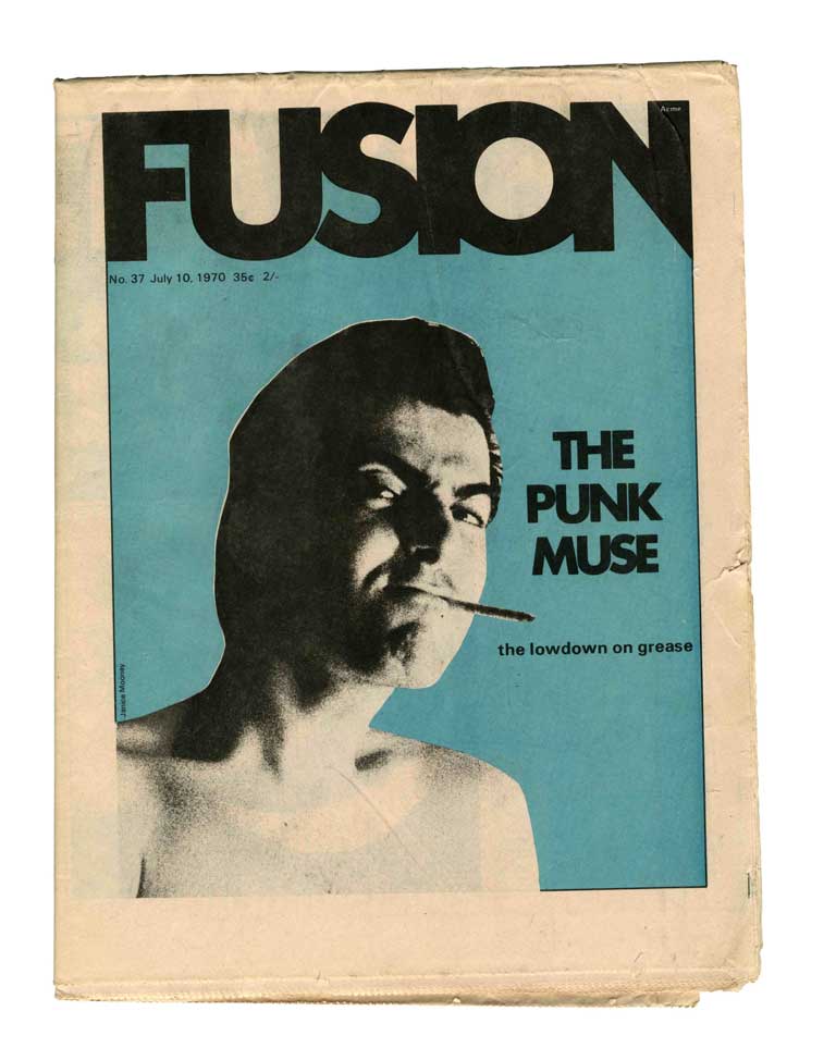 'The Punk Muse' - a coverline on rock magazine 'Fusion', circa 1970, provides one of the earliest examples of the usage of the term punk contextualised within music culture
