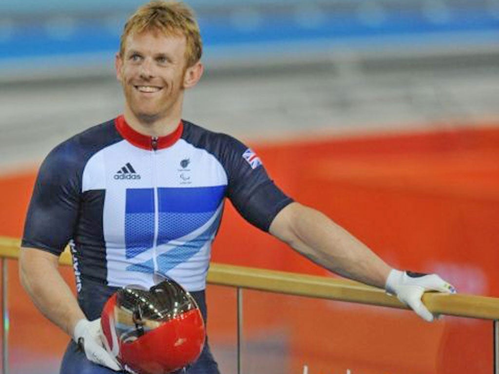 Jody Cundy switched to cycling after three golds in swimming