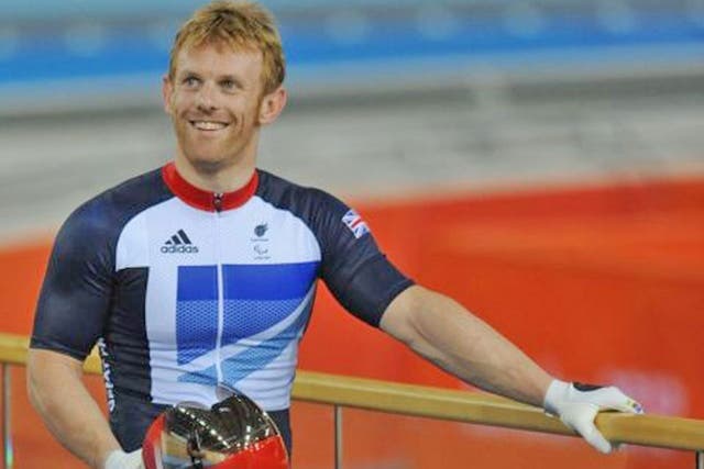 Jody Cundy switched to cycling after three golds in swimming