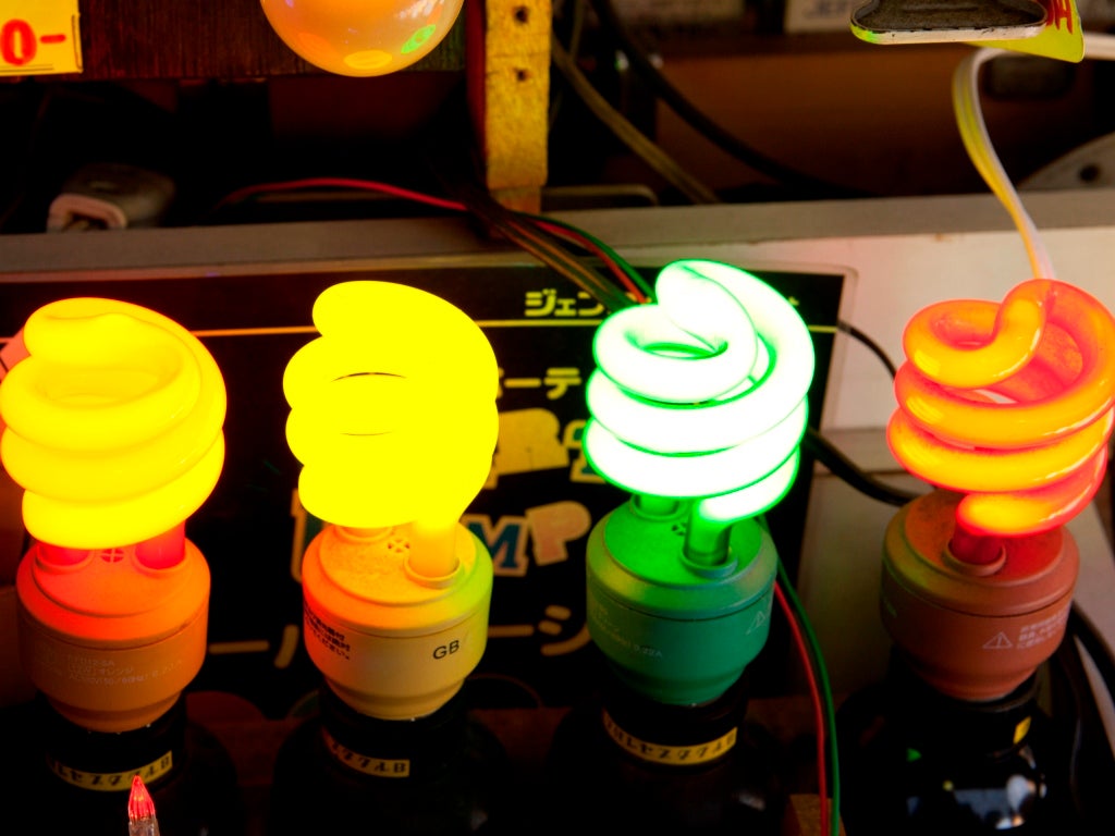 Energy-saving light bulbs can cut costs - and they come in different colours too