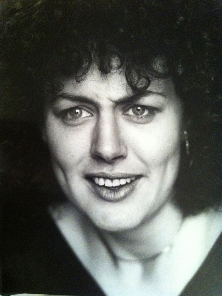 Brehan in the 1990s, when she could be heard every day on the BBC