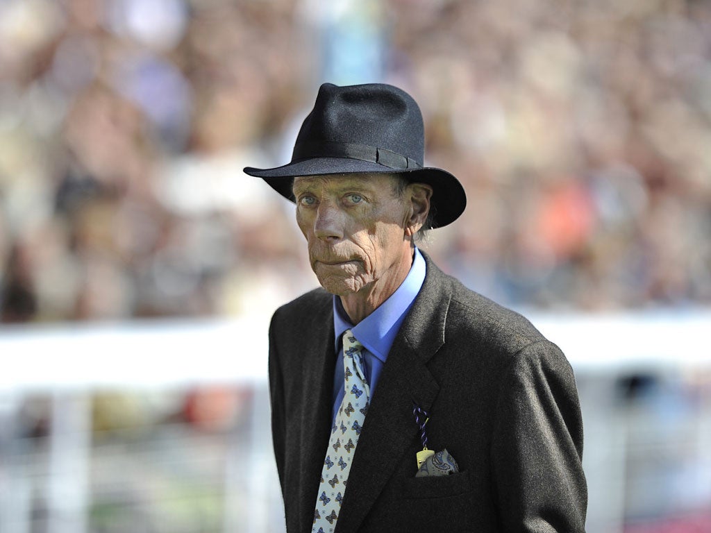 Sir Henry Cecil: Frankel's trainer will now prepare the superhorse
for a 10-furlong Ascot swansong