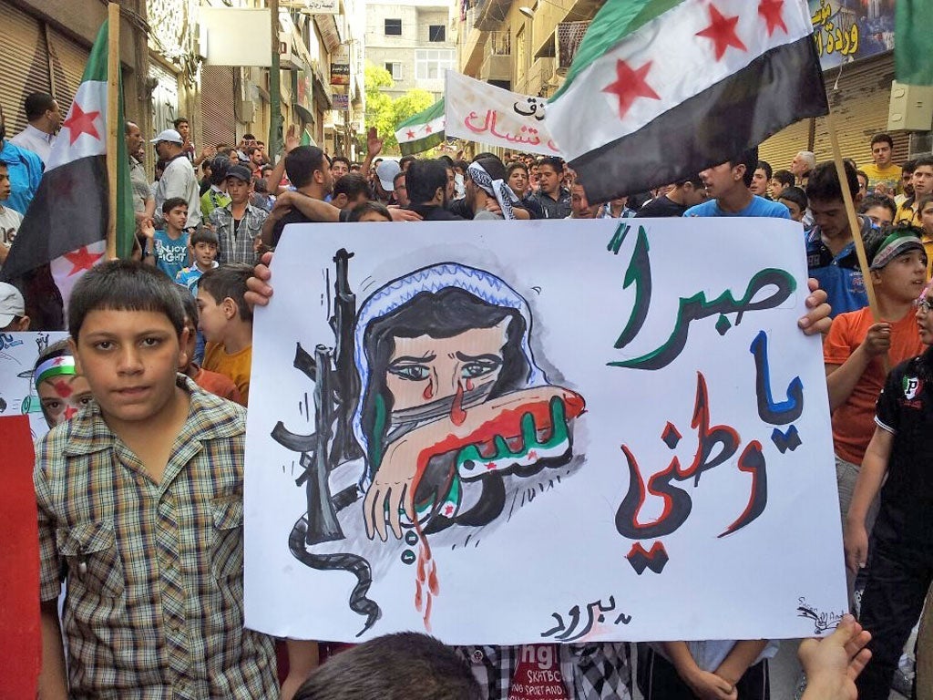 Protests continue as Syria's civil war shows no sign of letting up