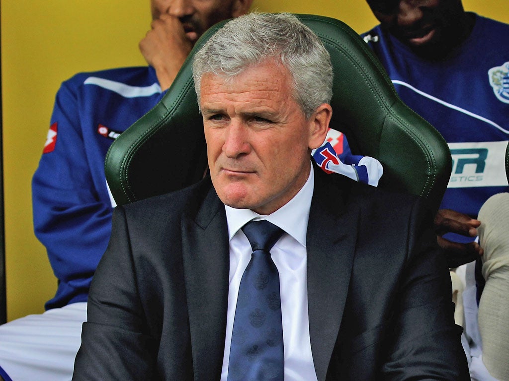 Mark Hughes: The QPR manager has been looking to bring
Europe's best to Loftus Road