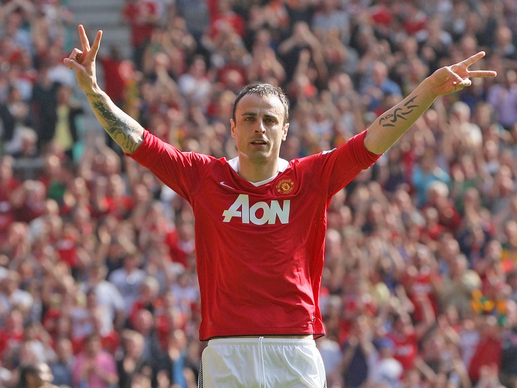 Dimitar Berbatov during his time with Manchester United