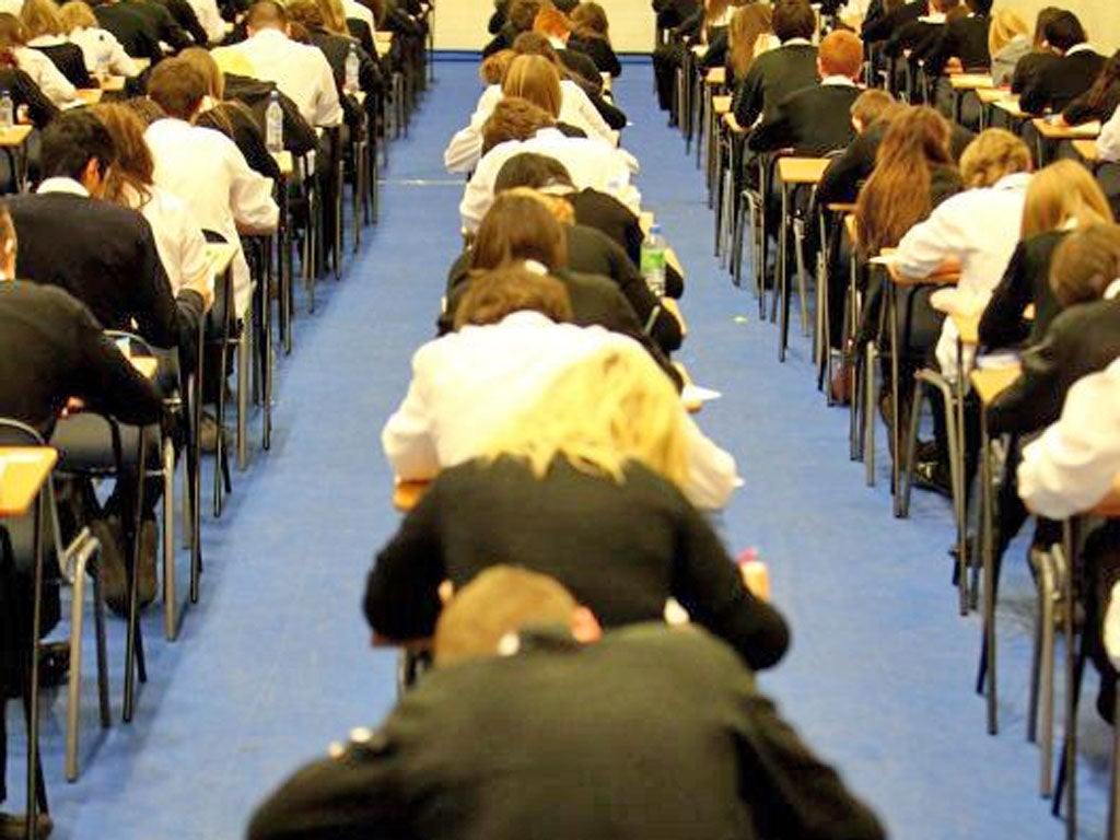 Heads down: Low marks for English upset pupils and teachers alike