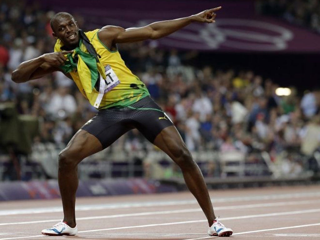 Usain Bolt wins 100m gold at London 2012