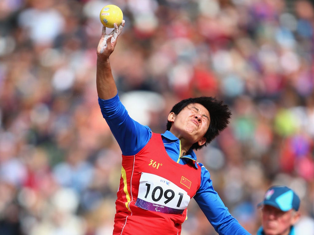 A second medal ceremony was held today with the gold going to Chinese discus thrower Wu Qing