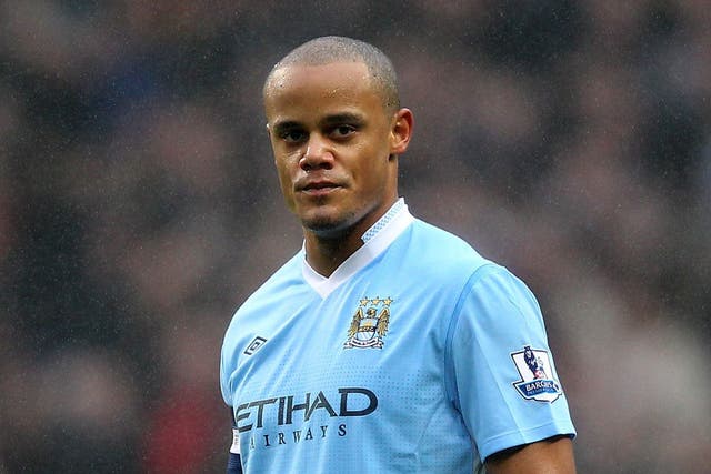 Vincent Kompany: The Manchester City captain defended his
team's start to the season
