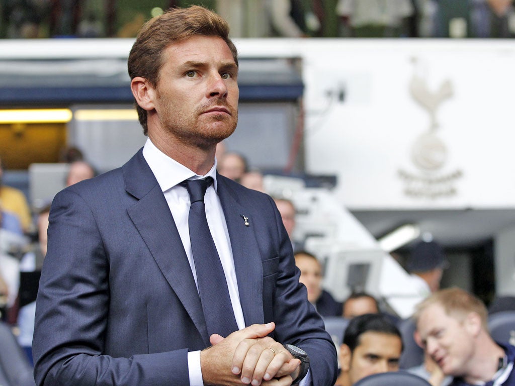 Andre Villas-Boas has yet to win a game as Spurs manager