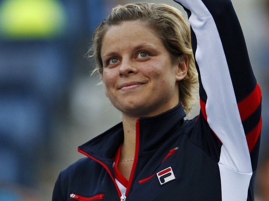 Kim Clijsters: The player's family watched her final appearance on Saturday