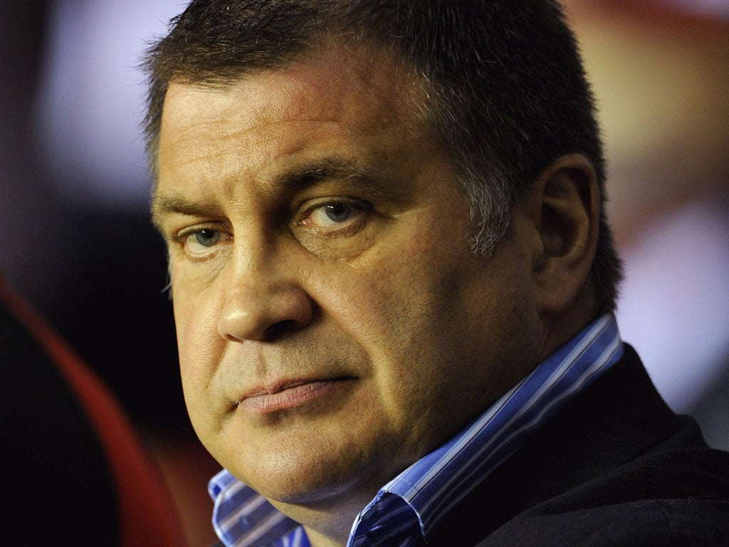 Shaun Wane: Claimed his first silverware as the Wigan head coach yesterday
