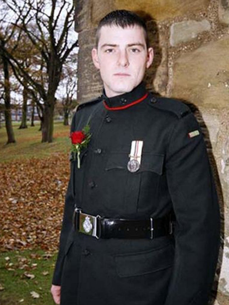 Lance Corporal Christopher Roney, 23, of 3rd Battalion The Rifles, died from head injuries he suffered while serving at Patrol Base Almas, in Sangin, Helmand, in December 2009