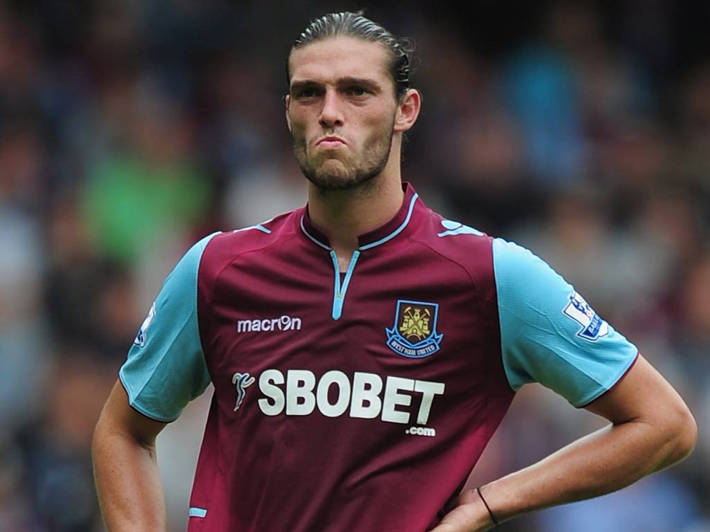 Liverpool striker Andy Carroll is on loan at West Ham