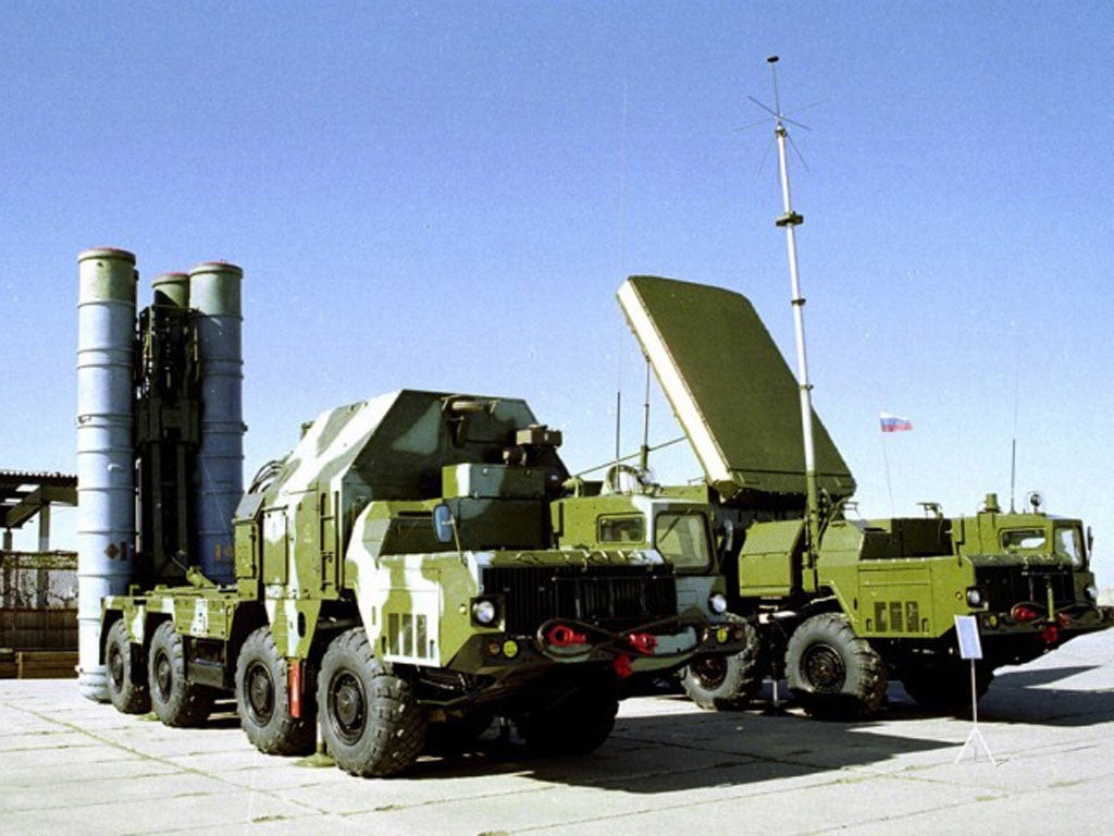 The S-300 system, which Russia refused to sell to Iran