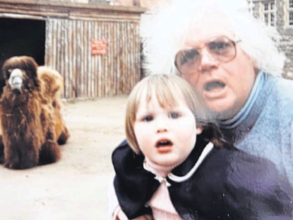 Wild times: Ken Russell and daughter Molly in the Seventies