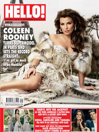 From December 2010, Wayne Rooney's wife reveals that she has 'much to be thankful for'