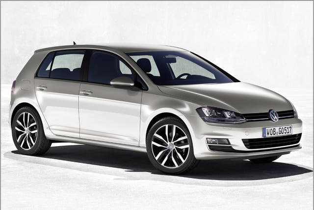 The new Golf a weight saving of 100kg compared with the old model