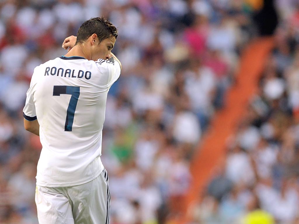 Real Madrid striker Cristiano Ronaldo