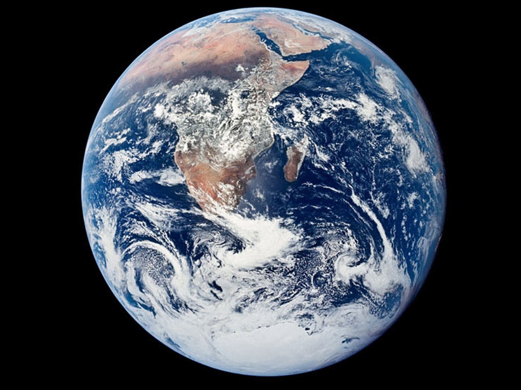 The 'blue marble' shot from Apollo 17