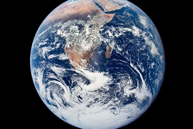 The 'blue marble' shot from Apollo 17