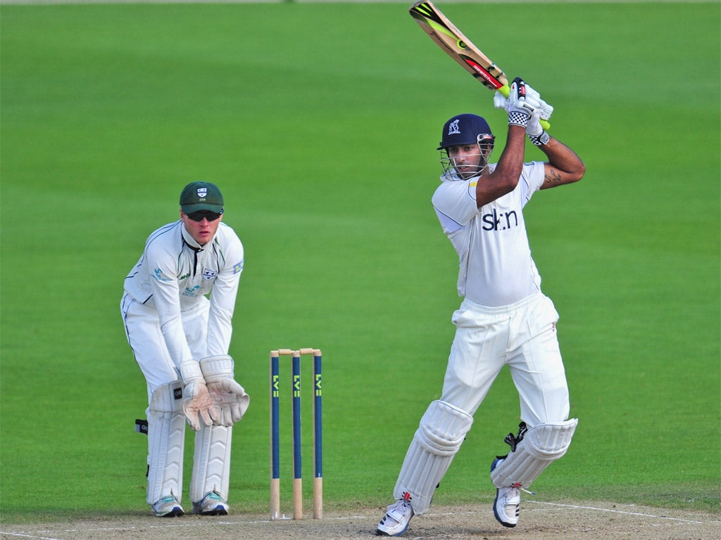 Varun Chopra became the fourth to hit 1,000 runs this season