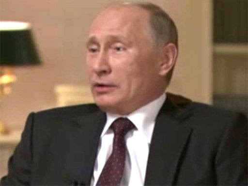 Vladimir Putin was also critical of the US over its policy on Syria