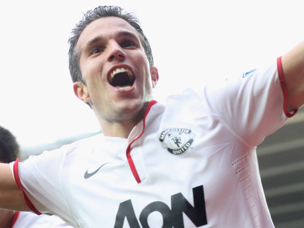 Robin van Persie joined Manchester United