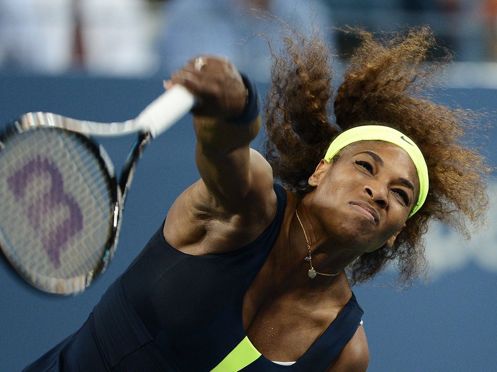 Serena Williams in powerful mood against Ivanovic