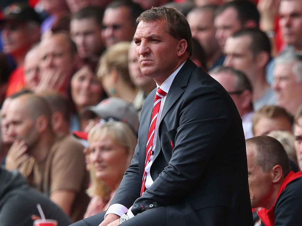 Brendan Rodgers has urged his Liverpool players to ‘man up’