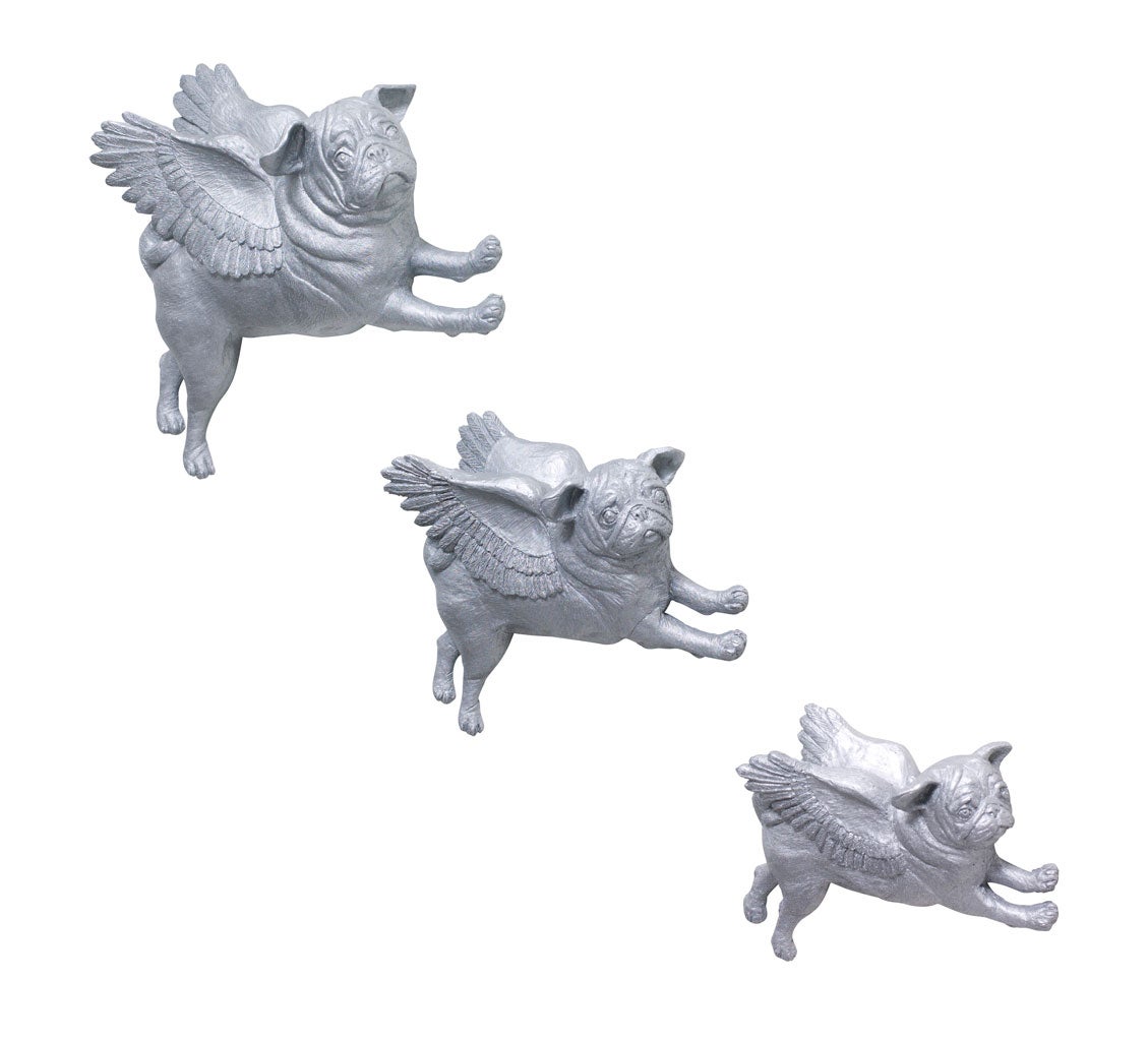 1. Pugs might fly

<p>£69, Dwell. Oh my, this trio of puggly, cherubic wall features is just too adorable. 0845 675 9090, dwell.co.uk</p>