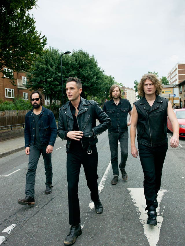 Not in Vegas any more: The Killers (from left), drummer Ronnie Vannucci Jr, singer Brandon Flowers, bassist Mark Stoermer and guitarist Dave Keuning